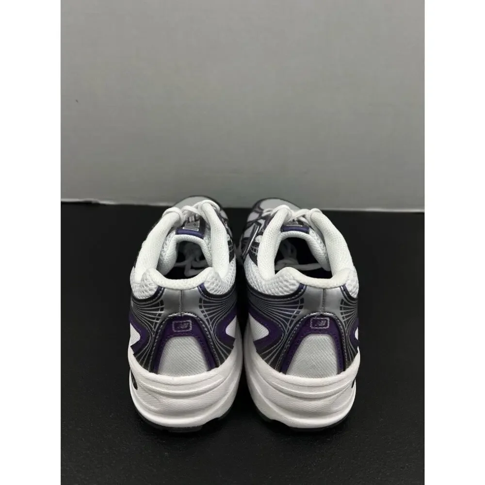 New Balance 740 Concord Grape U740CG2 Size 10.5 Men Mesh Runner White Purple Y2K